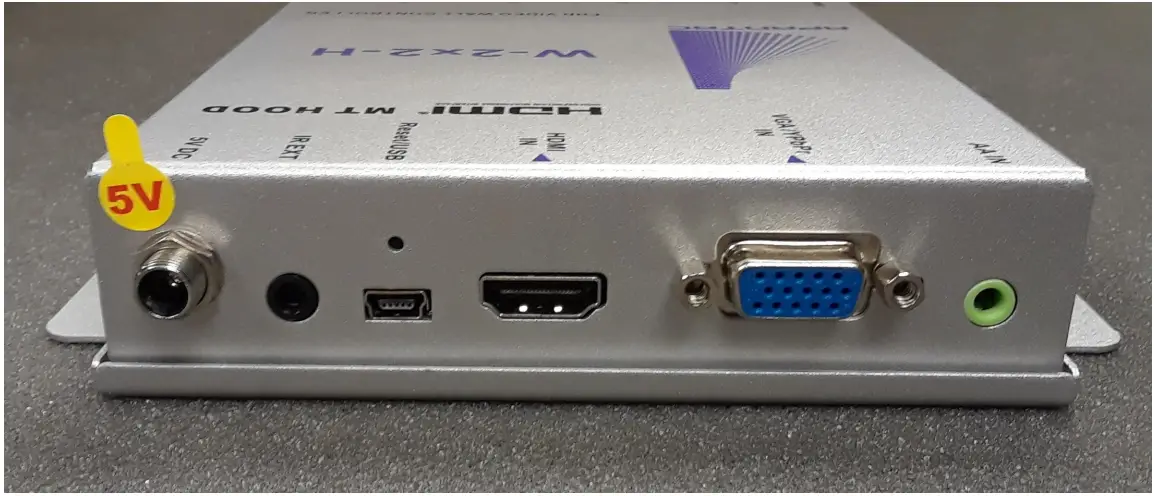 W 2x2 H APANTAC Mt Hood FHD Video Wall Controller - Back Panel