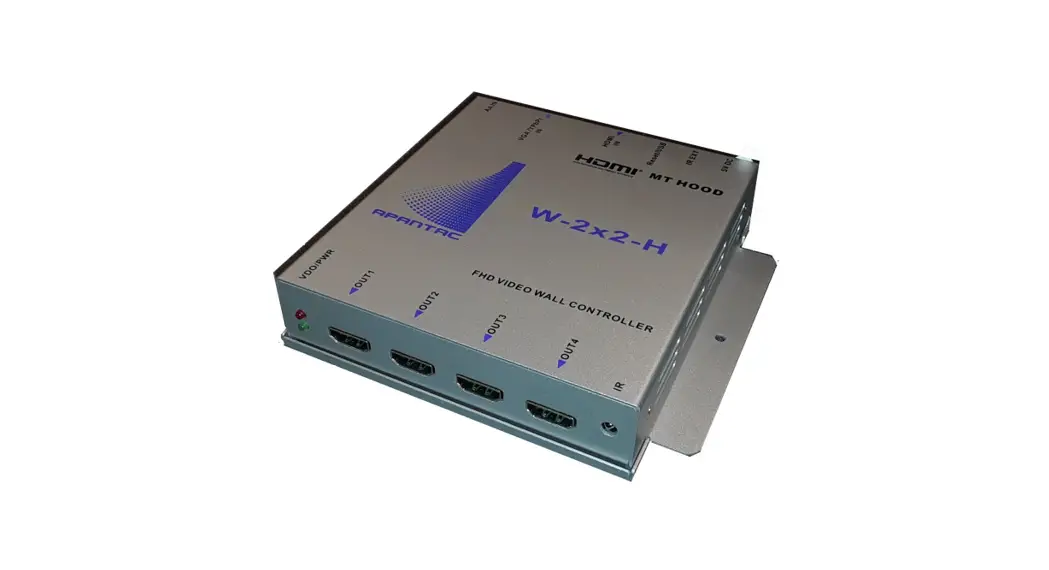 W-2x2-h Apantac Mt Hood Fhd Video Wall Controller User Manual