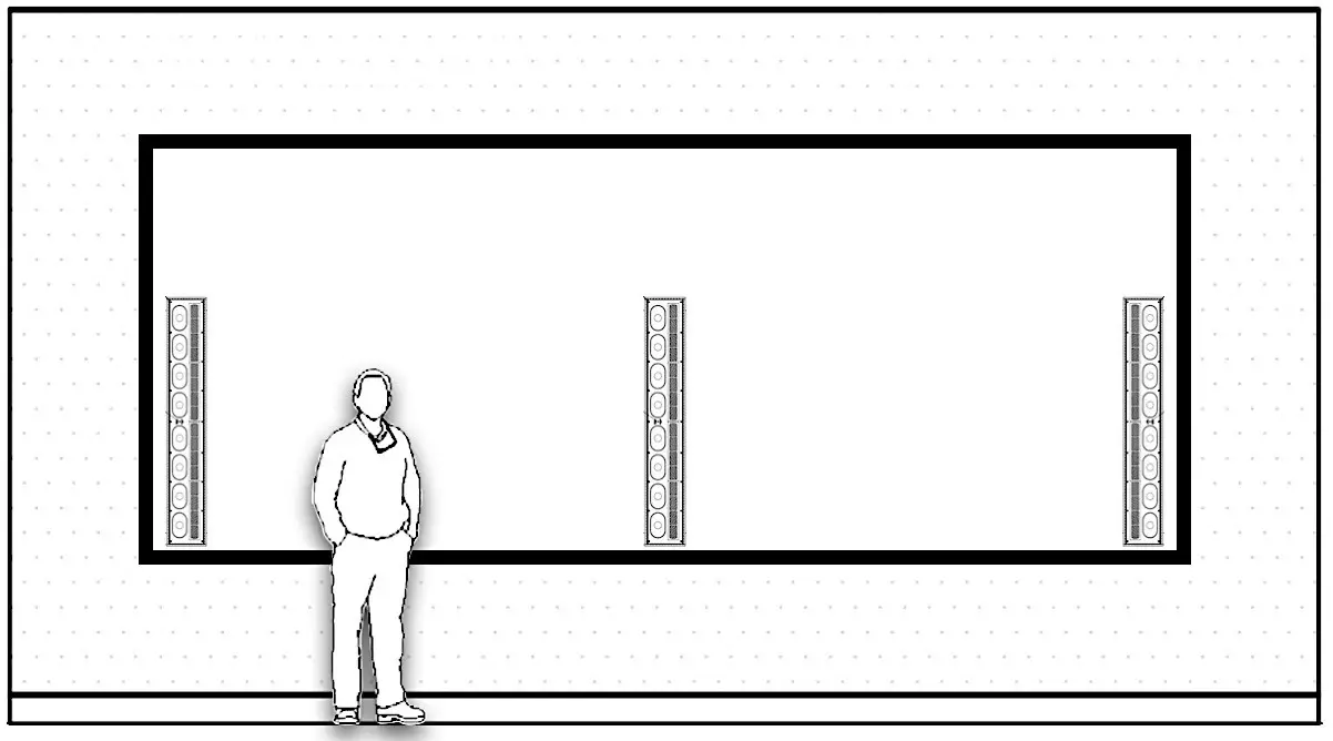 WISDOM INSIGHT Series L8i Planar Magnetic Hybrid Line Source Loudspeaker - Rear Surrounds