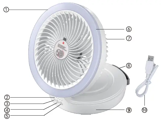COMFIER-CO-F0221-Cordless-Desktop-Folding-Fan-fig-1