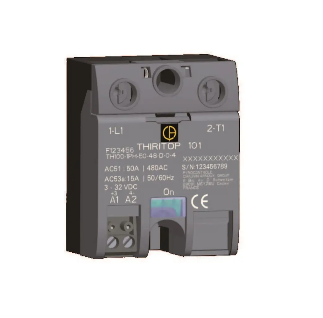 Chauvin Arnoux Thyritop 101 Series Single Phase Solid State Relays User Manual