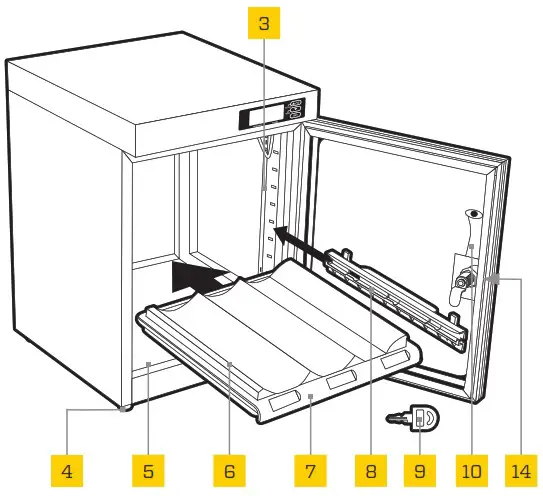 Ruggard 942687 Electronic Dry Cabinet - Overview 3