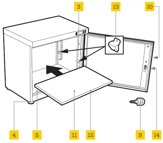 Ruggard 942687 Electronic Dry Cabinet - Overview 4