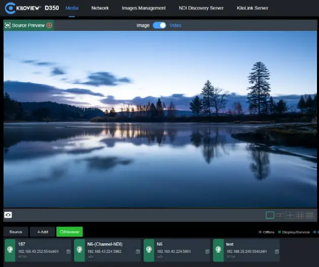 KILOVIEW D350D260 - Preview