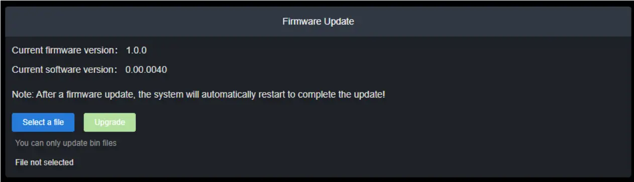 KILOVIEW D350D260 - Upgrade firmware 2