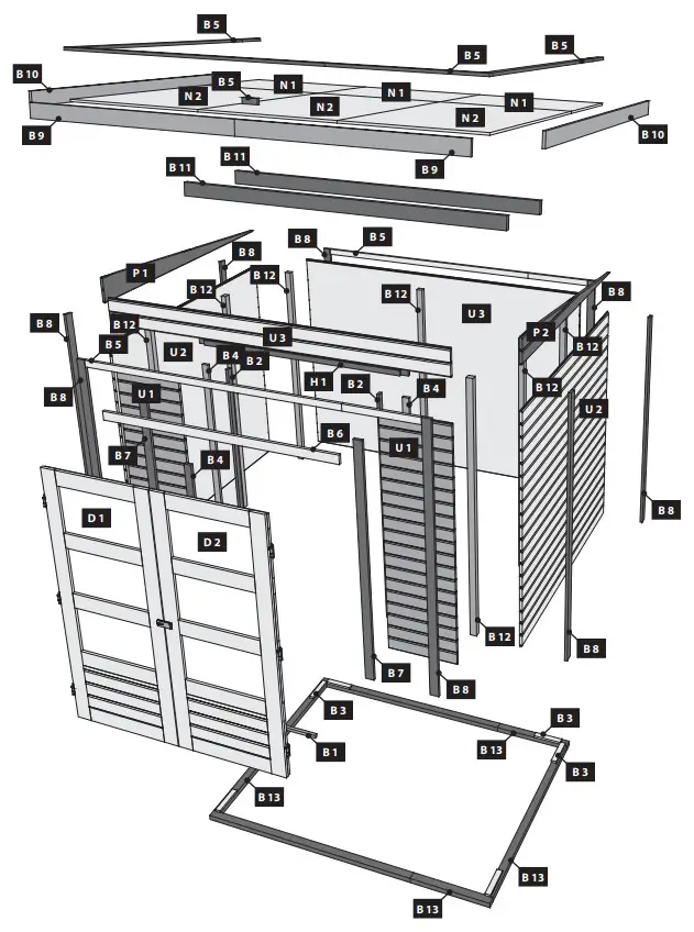 ALDI 39052 Karibu Garden House - fig 18