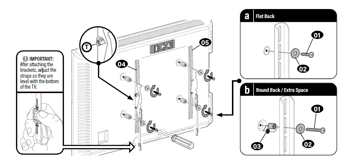 Secura-QMT35-B2-Tilting-Wall-Mount-for-Flat-Panel-TVs-32-Inch-55-Inch-fig-15