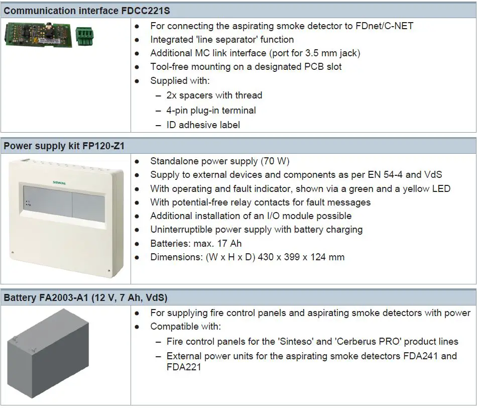 SIEMENS FDA241 ASD Aspirating Smoke Detector-fig9