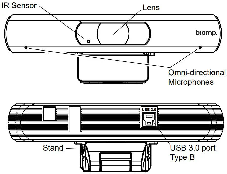 biamp Vidi 100 Conferencing Camera - Features