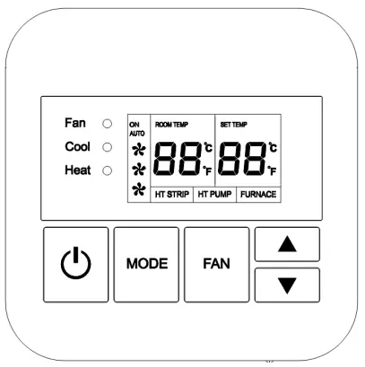 Electronics ACTH12 Digital LCD Thermostat