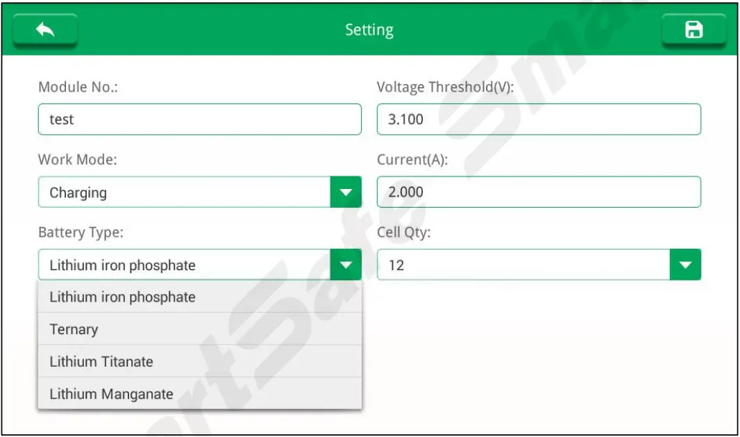 SmartSafe iSmartEV EB480 Lithium Battery Balancer for EV - Battery Type