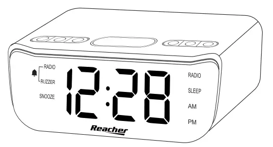 Reacher YM-186 Alarm Clock