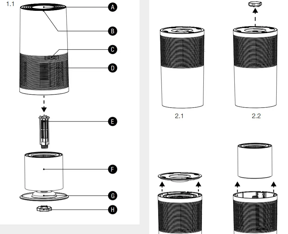 SOEHNLE 68122 400 Air Fresh Clean Purifier-1
