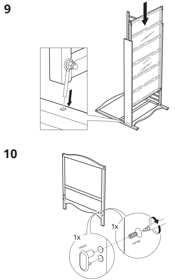 IKEA SMÅGÖRA Cot - figure 16