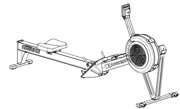 concept 2 RowERG-LEGS