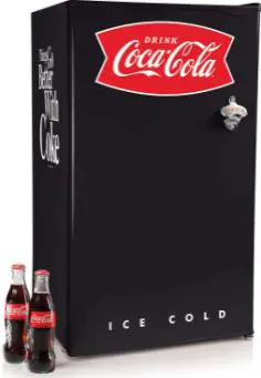 NOSTALGIA CKRF32BK Coca-Cola 3.2 Cu. Ft. Refrigerator