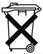 ThermoPro TP-49 Indoor Humidity and Temperature Monitor Instruction Manual - Batteries Disposal icon