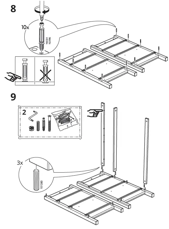 IKEA 103.556.89 HEMNES Chest of 3 Drawers-10