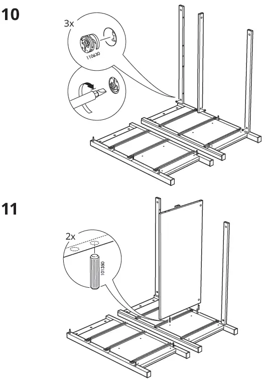 IKEA 103.556.89 HEMNES Chest of 3 Drawers-11
