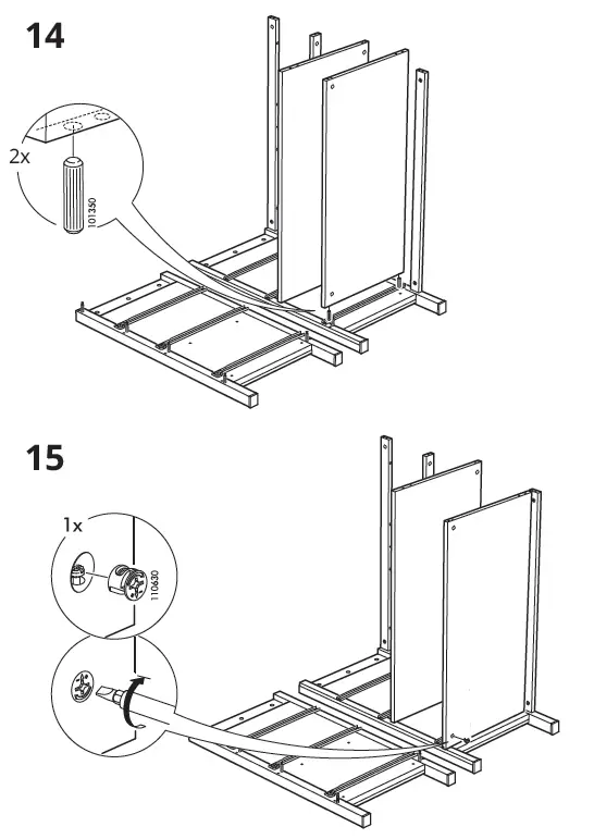 IKEA 103.556.89 HEMNES Chest of 3 Drawers-13