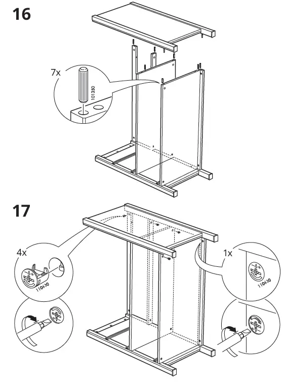 IKEA 103.556.89 HEMNES Chest of 3 Drawers-14