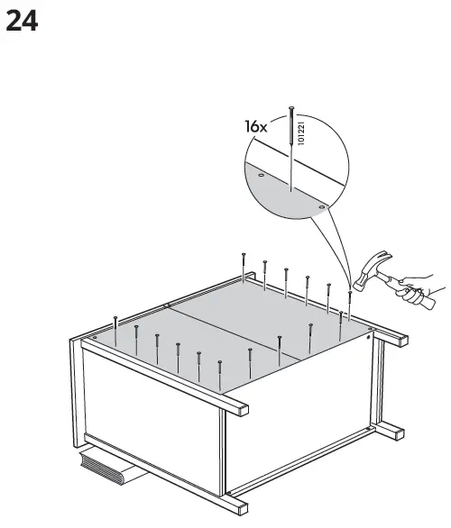 IKEA 103.556.89 HEMNES Chest of 3 Drawers-18
