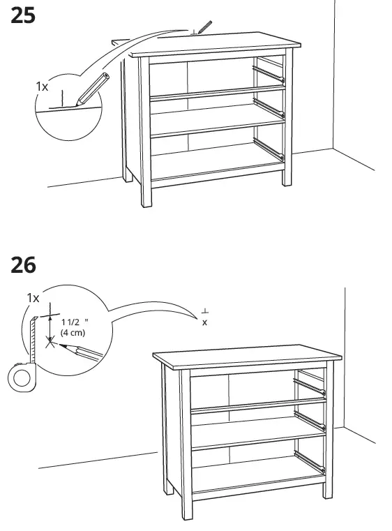 IKEA 103.556.89 HEMNES Chest of 3 Drawers-19