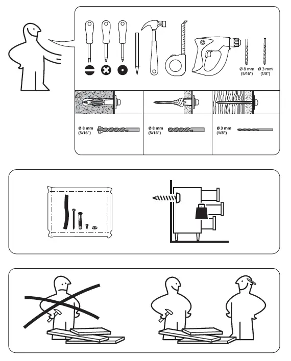 IKEA 103.556.89 HEMNES Chest of 3 Drawers-2