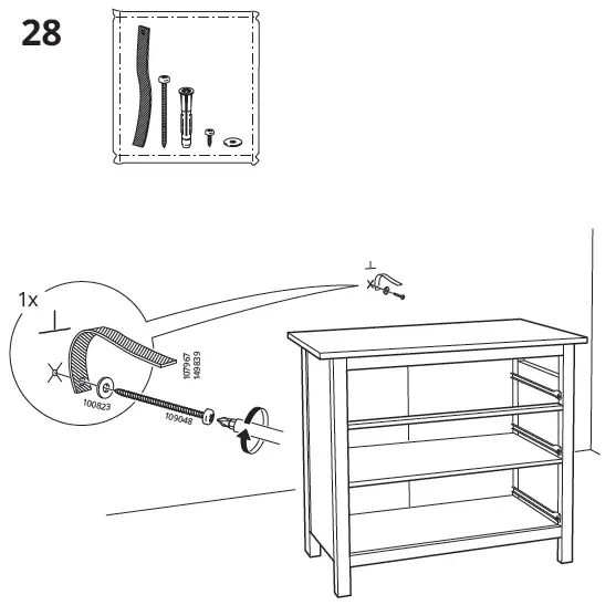 IKEA 103.556.89 HEMNES Chest of 3 Drawers-21