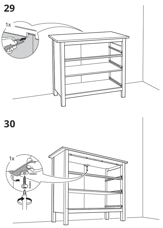 IKEA 103.556.89 HEMNES Chest of 3 Drawers-22