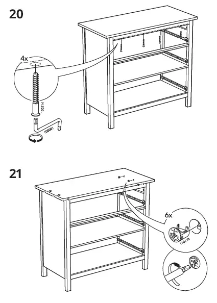 IKEA 103.556.89 HEMNES Chest of 3 Drawers-24