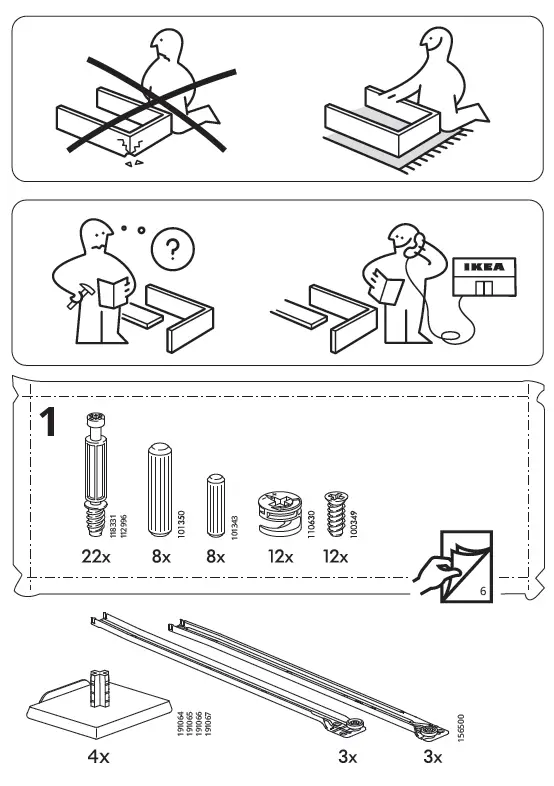 IKEA 103.556.89 HEMNES Chest of 3 Drawers-3