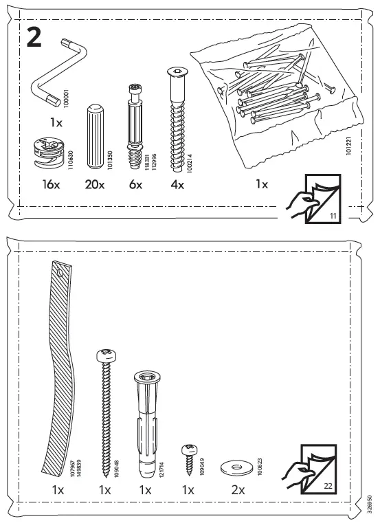 IKEA 103.556.89 HEMNES Chest of 3 Drawers-4