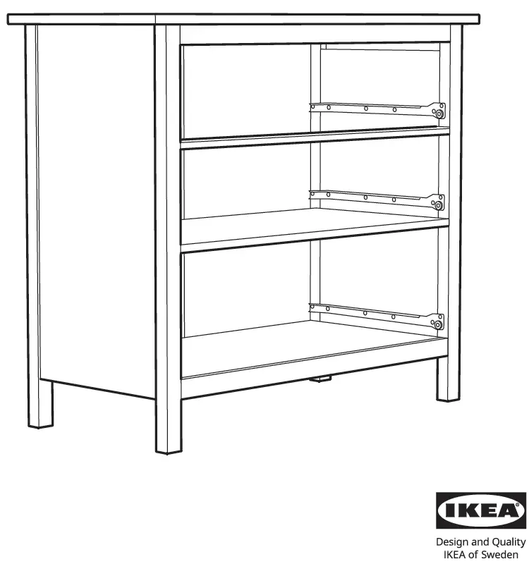 IKEA 103.556.89 HEMNES Chest of 3 Drawers