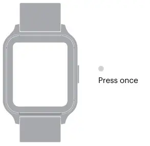 SMART WATCHES N003 ColorFit Brio Smartwatch - Button