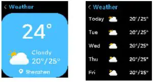 SMART WATCHES N003 ColorFit Brio Smartwatch - Weather