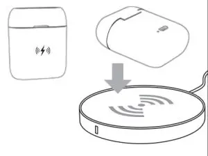 BASS JAXX EP-0644R TWS Volt Earbuds - wireless charging pad