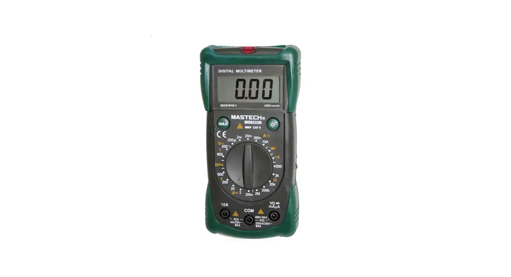 Mastech Ms8233a Digital Multimeter User Guide Mastech Ms8233a Digital Multimeter User Guide