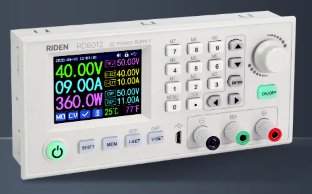 Uctronics U6235 Riden Rd6012 Dc Variable Bench Power Supply Module User Manual