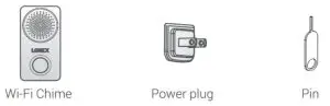 LOREX ACCHM1 Series Wi Fi Chime - included