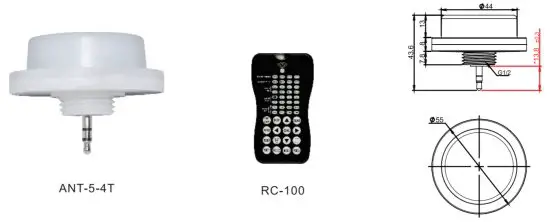 SALSIFY ANT 5 4T Bi Level Microwave Motion Sensor for High Bay Light