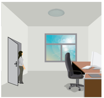 SALSIFY ANT 5 4T Bi Level Microwave Motion Sensor for High Bay Light - figure 1