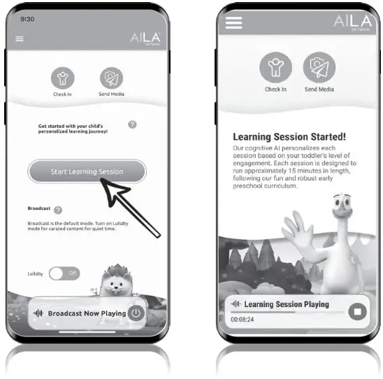 AILA X4C US21 Education Tablet - Spaker app