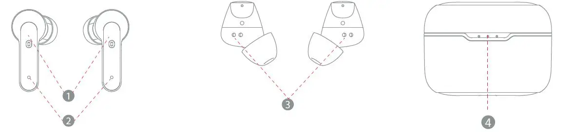 digitech AA2149 ANC True Wireless Stereo Earbuds fig-1