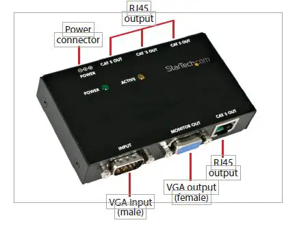 StarTech ST1218T VGA Video Extender FIG 1