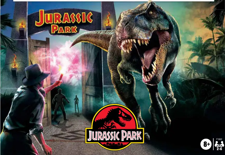 MONOPOLY Jurassic Park Edition Board Game for Kids -