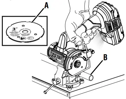 RYOBI PSBCS02 ONE HP 18V Brushless Cordless Compact Light Weight Cut Off Tool - Fig 11