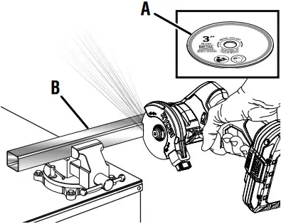 RYOBI PSBCS02 ONE HP 18V Brushless Cordless Compact Light Weight Cut Off Tool - Fig 12