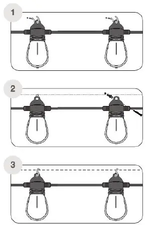 SUNFORCE 1600334 Solar String Lights with Remote Control 7