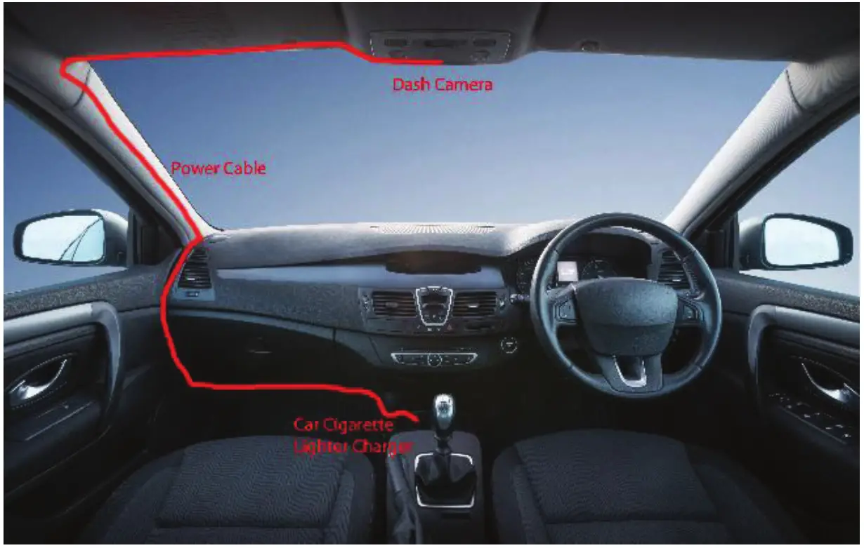 NEXTECH 2K GPS Dash Camera Rear Camera - 10